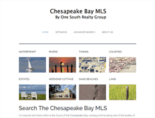 Tablet Screenshot of chesapeakebaymls.com